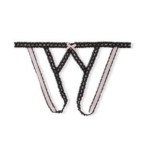 Victoria’s Secret - Dream Angels Lace Cheeky/Cheekini Crotchless Panty